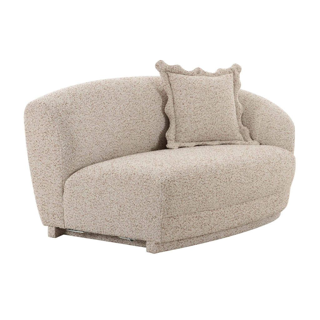 Marion 60" Two-Tone Textured Performance Boucle Loveseat