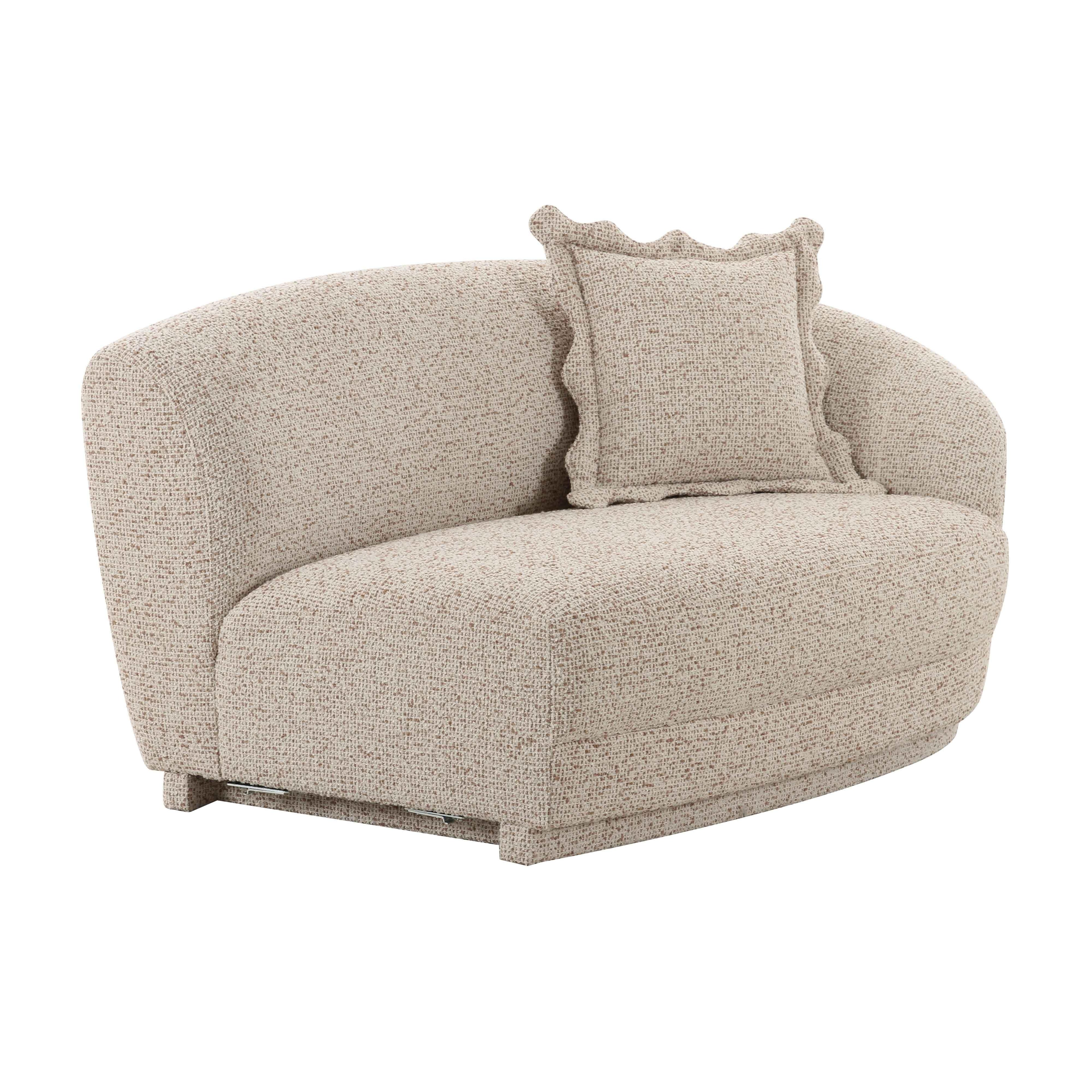 Marion 60" Two-Tone Textured Performance Boucle Loveseat