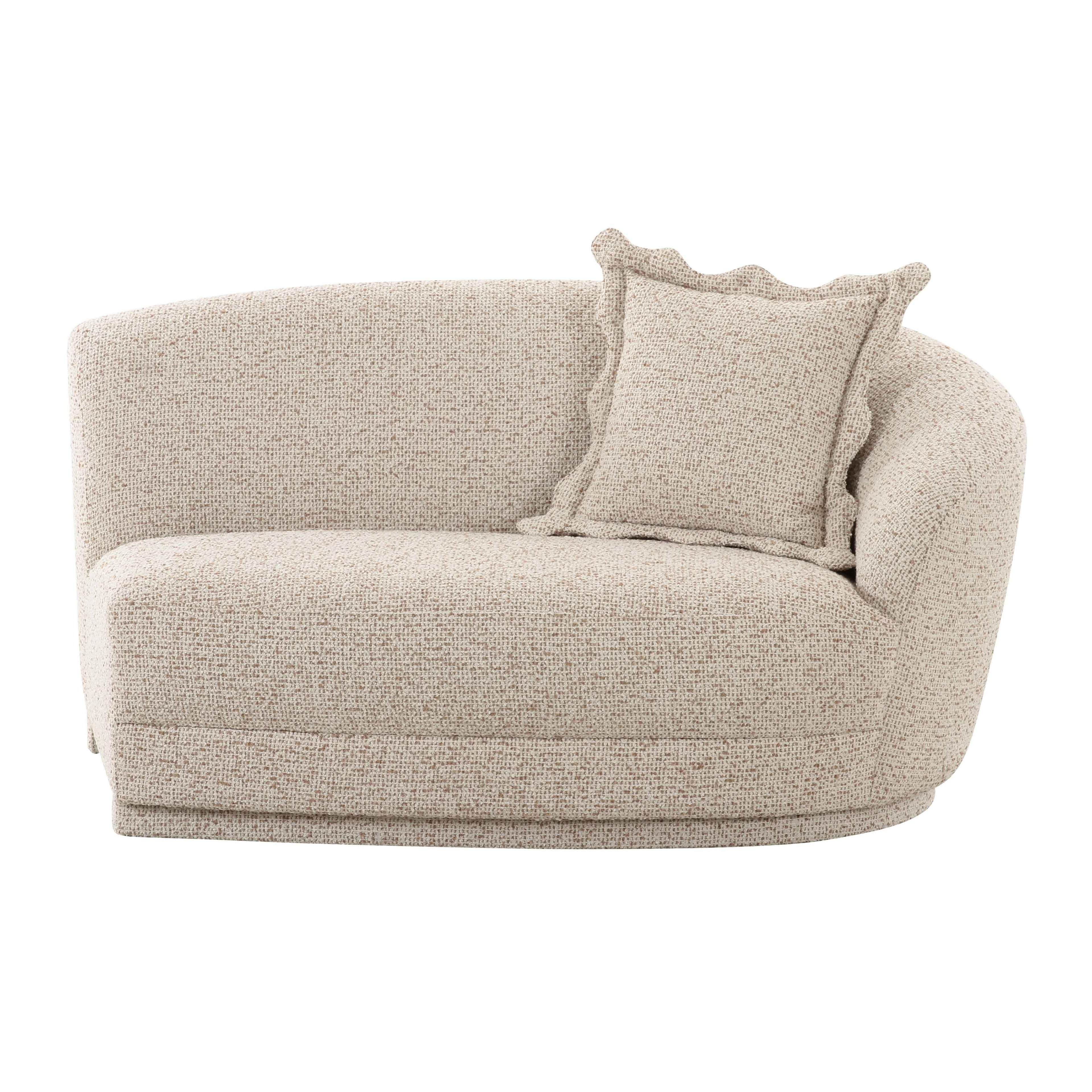 Marion 60" Two-Tone Textured Performance Boucle Loveseat