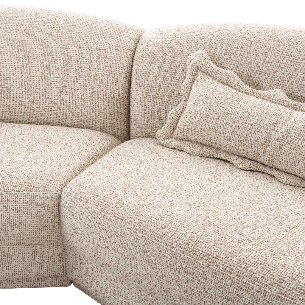 Marion 3-Piece Two-Tone Textured Performance Boucle Sectional