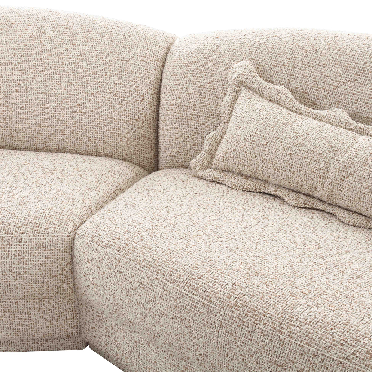 Marion 3-Piece Two-Tone Textured Performance Boucle Sectional