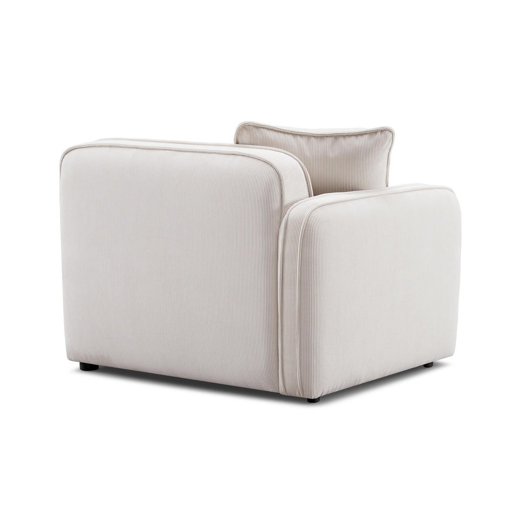 Travie Performance Corduroy Velvet LAF Corner Chair