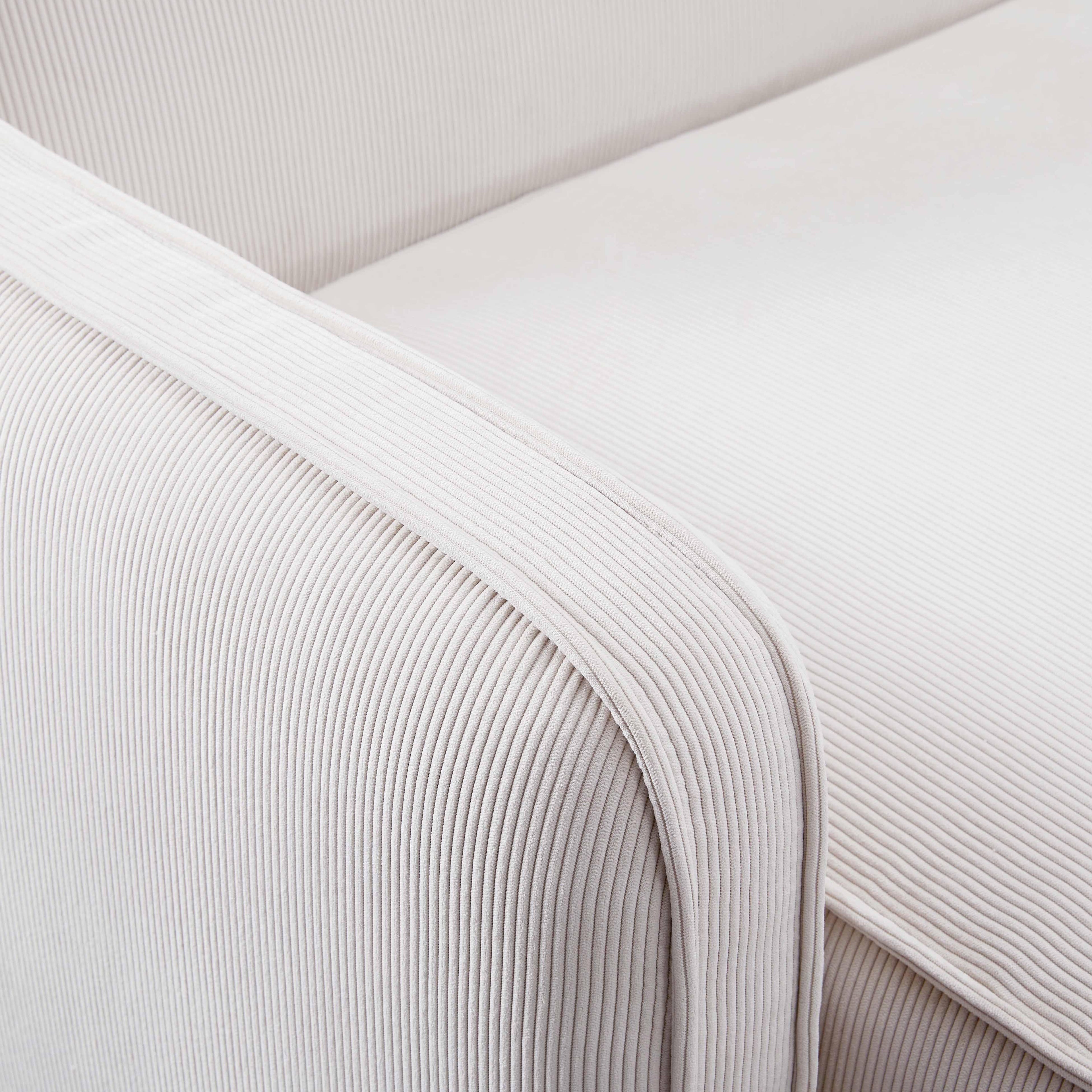 Travie Performance Corduroy Velvet LAF Corner Chair