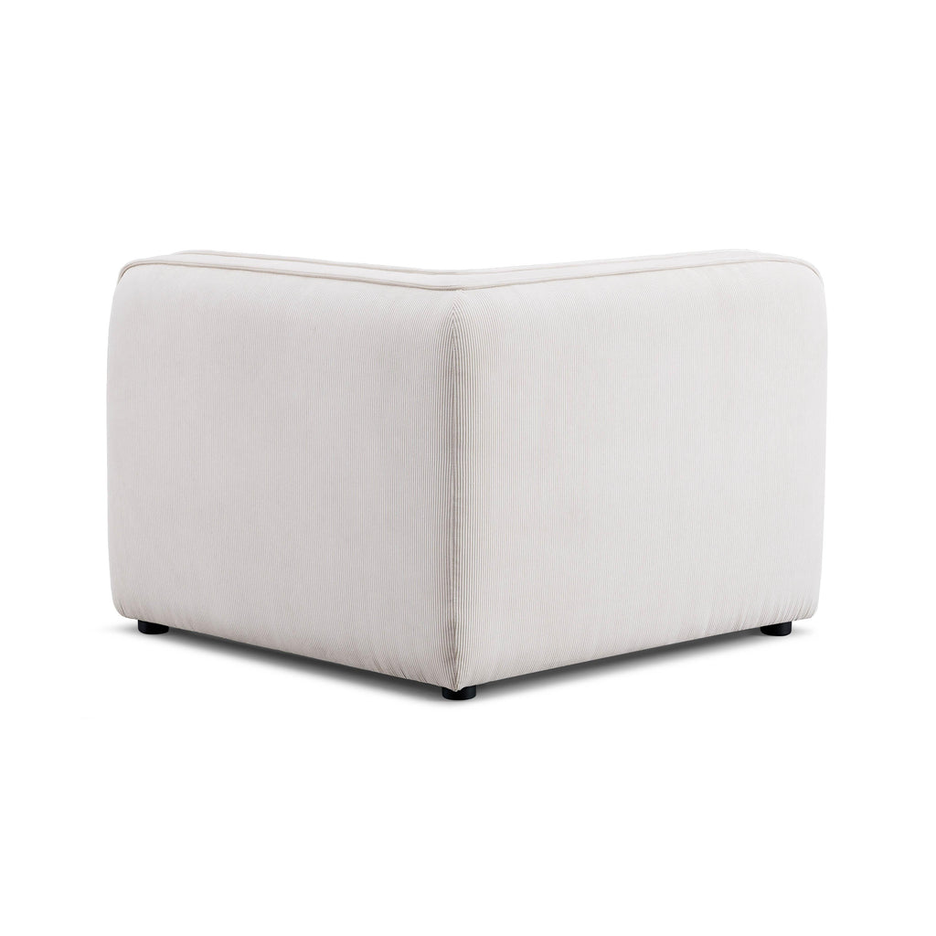 Travie Performance Corduroy Velvet Corner Chair