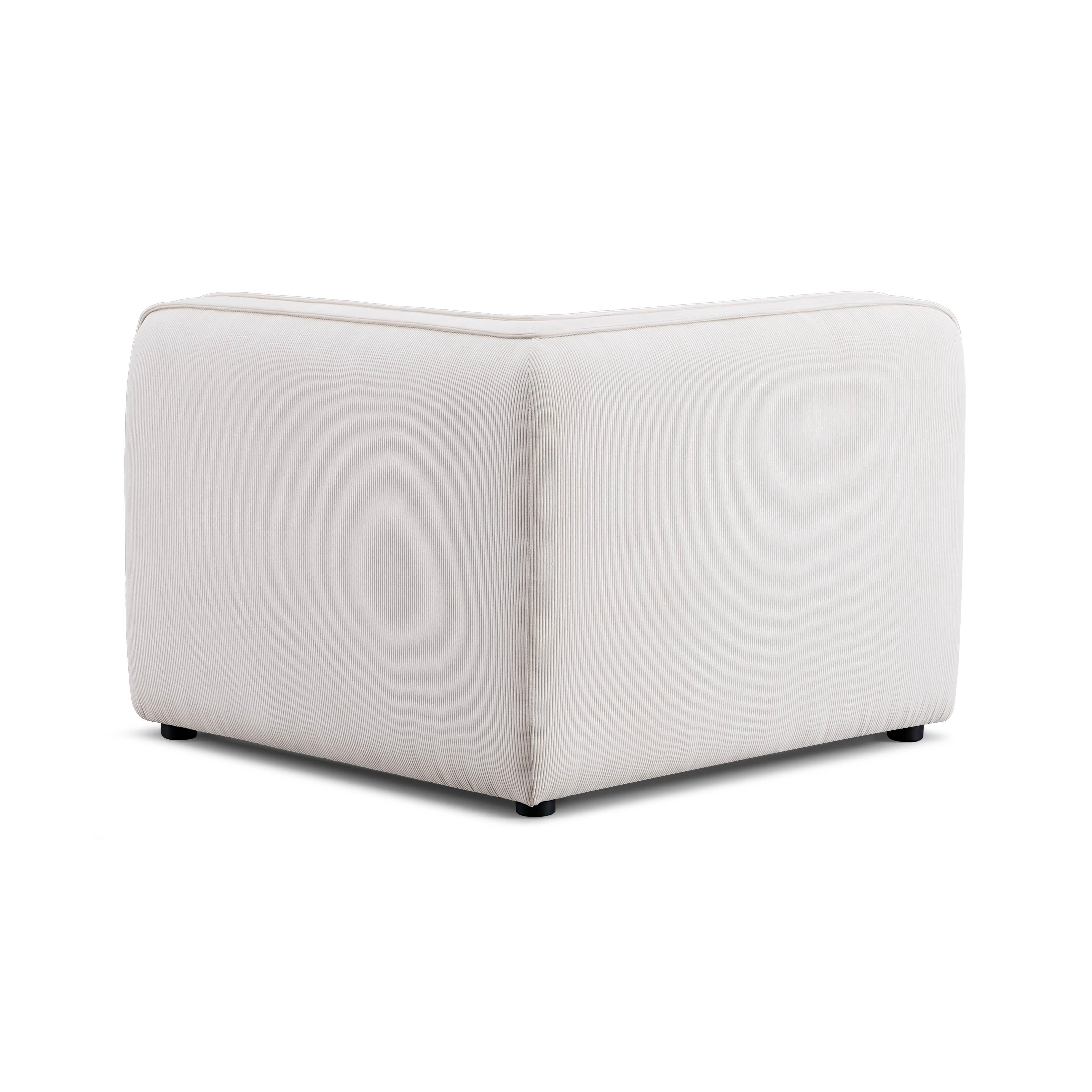 Travie Performance Corduroy Velvet Corner Chair
