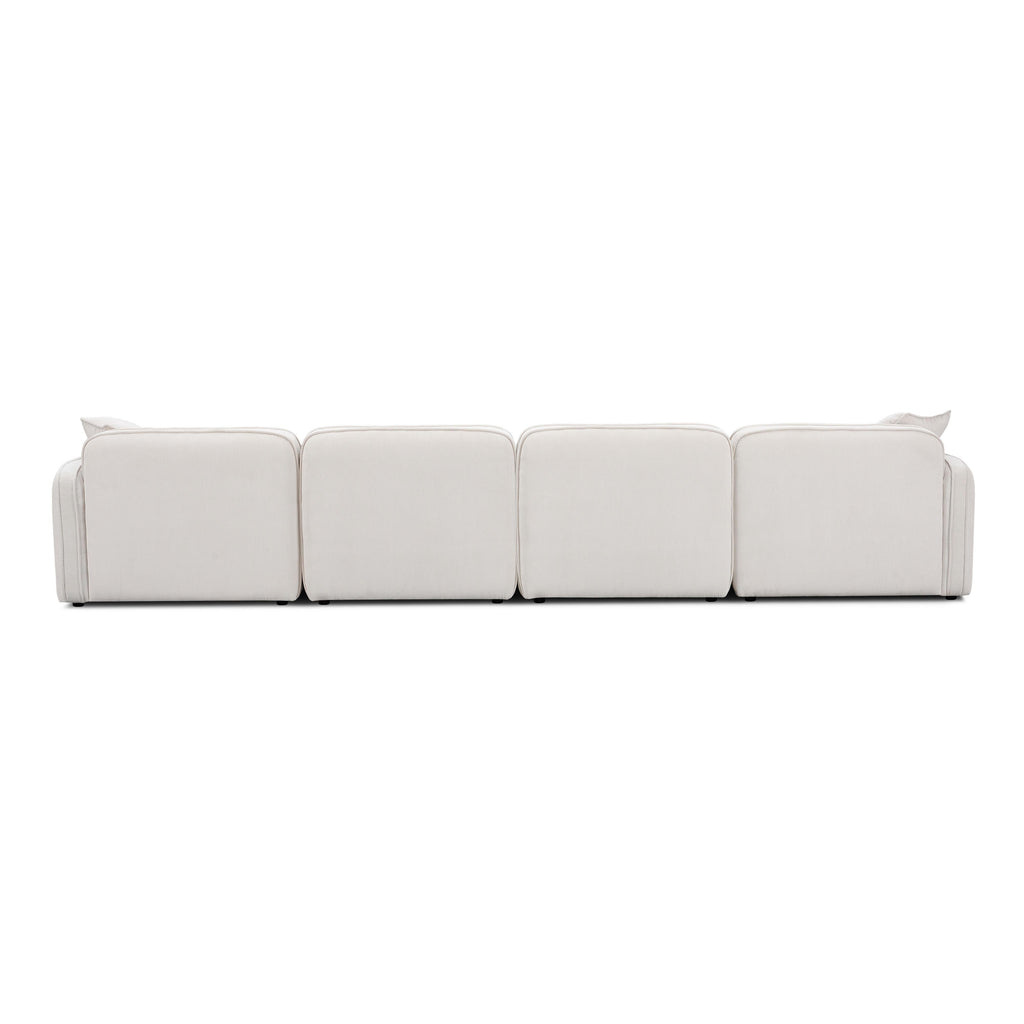 Travie 6-Piece Performance Corduroy Velvet Modular U-Sectional