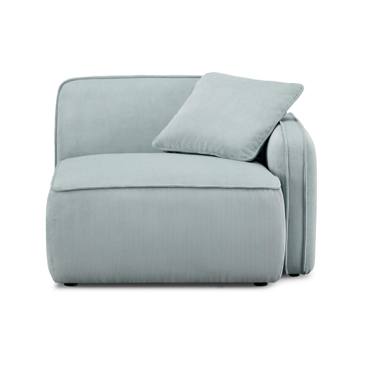 Travie Performance Corduroy Velvet RAF Corner Chair