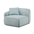 Travie Performance Corduroy Velvet LAF Corner Chair