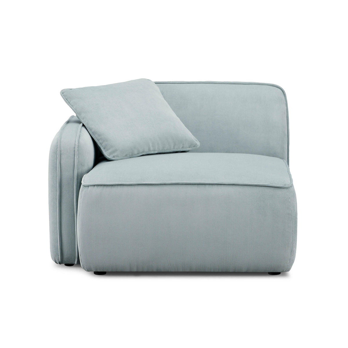 Travie Performance Corduroy Velvet LAF Corner Chair