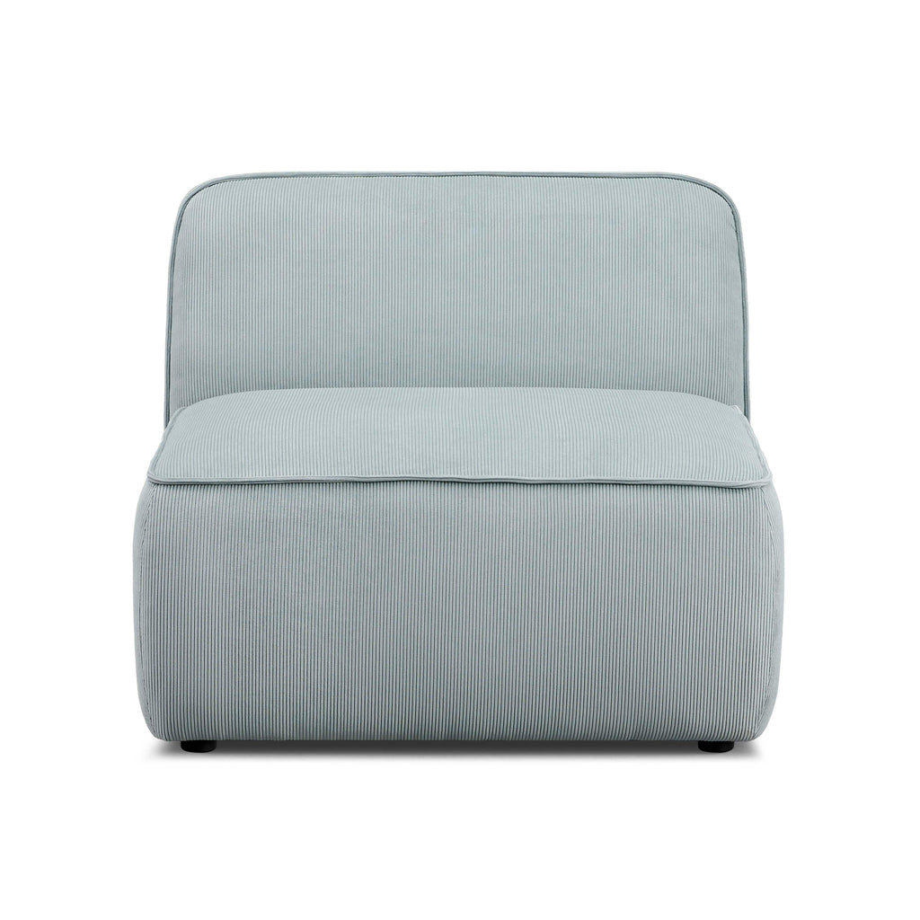 Travie Performance Corduroy Velvet Armless Chair