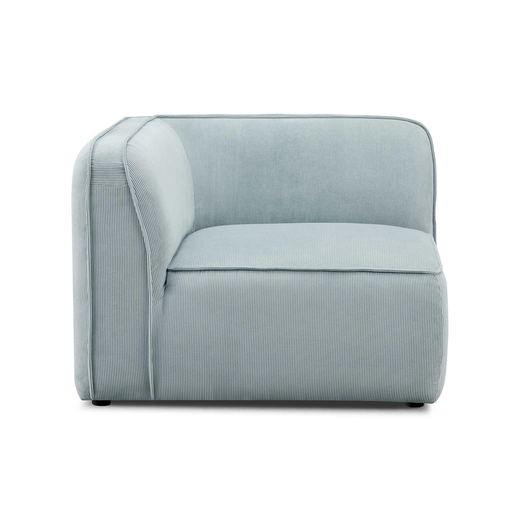 Travie Performance Corduroy Velvet Corner Chair