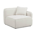 Travie Sand Upcycled Performance Linen RAF Corner Chair