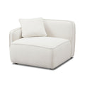 Travie Sand Upcycled Performance Linen LAF Corner Chair