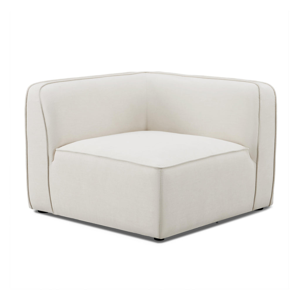 Travie Sand Upcycled Performance Linen Corner Chair