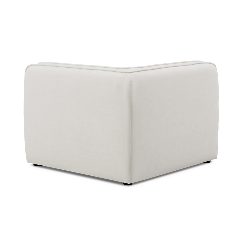 Travie Sand Upcycled Performance Linen Corner Chair