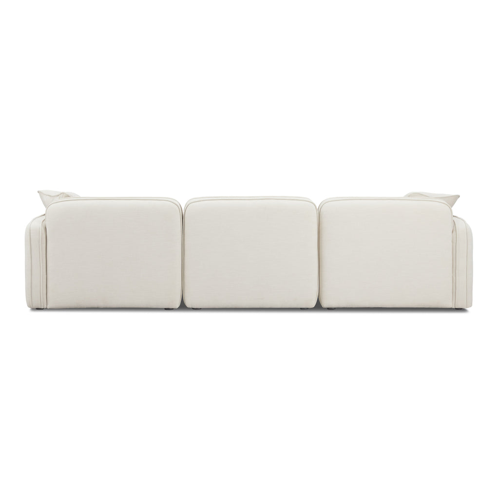 Travie Sand Upcycled Performance Linen Modular Sofa