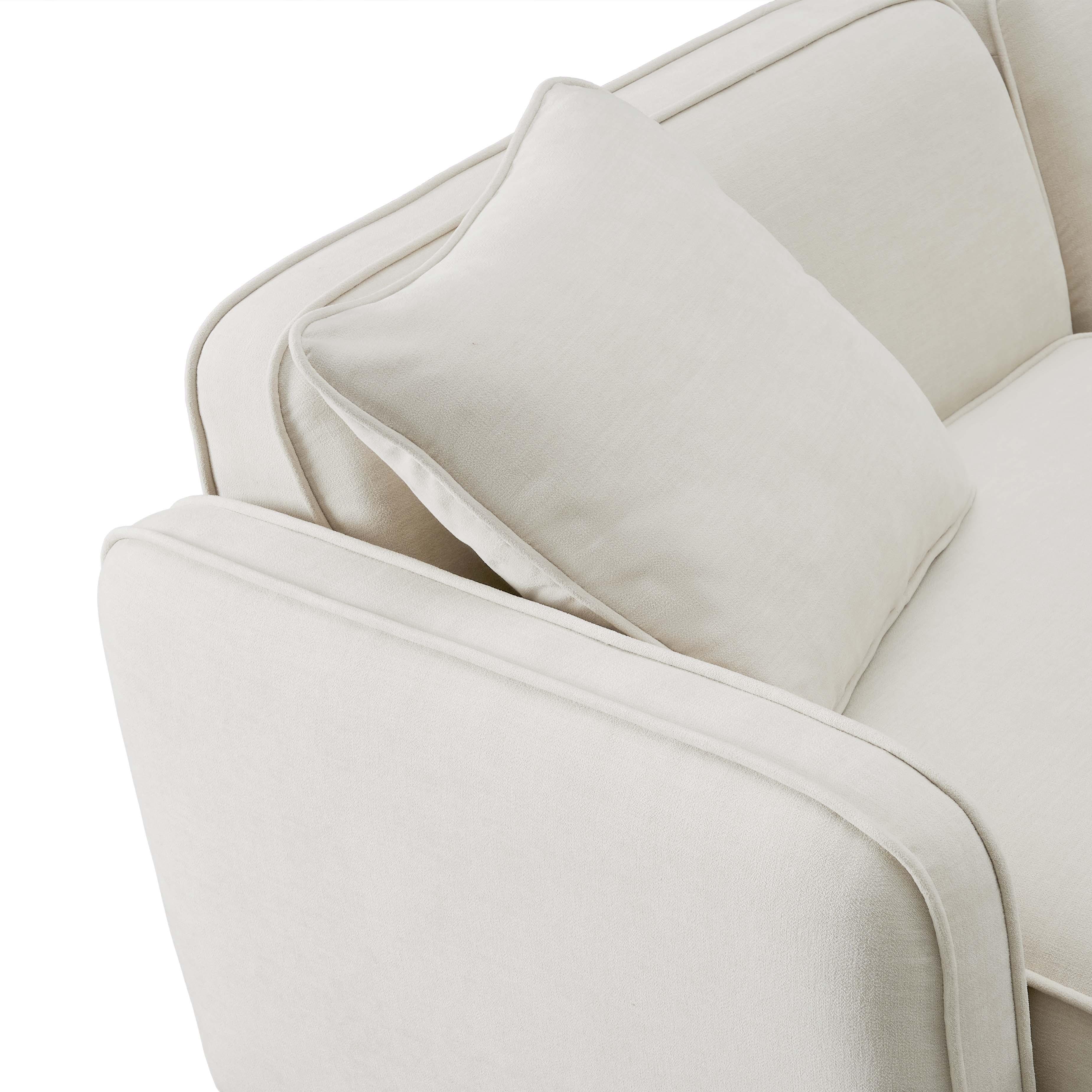Travie Sand Upcycled Performance Linen Modular Sofa