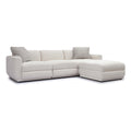 Perry 4-Piece Cream Performance Chenille Modular Sectional