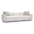 Perry 96" Cream Performance Chenille Modular Sofa