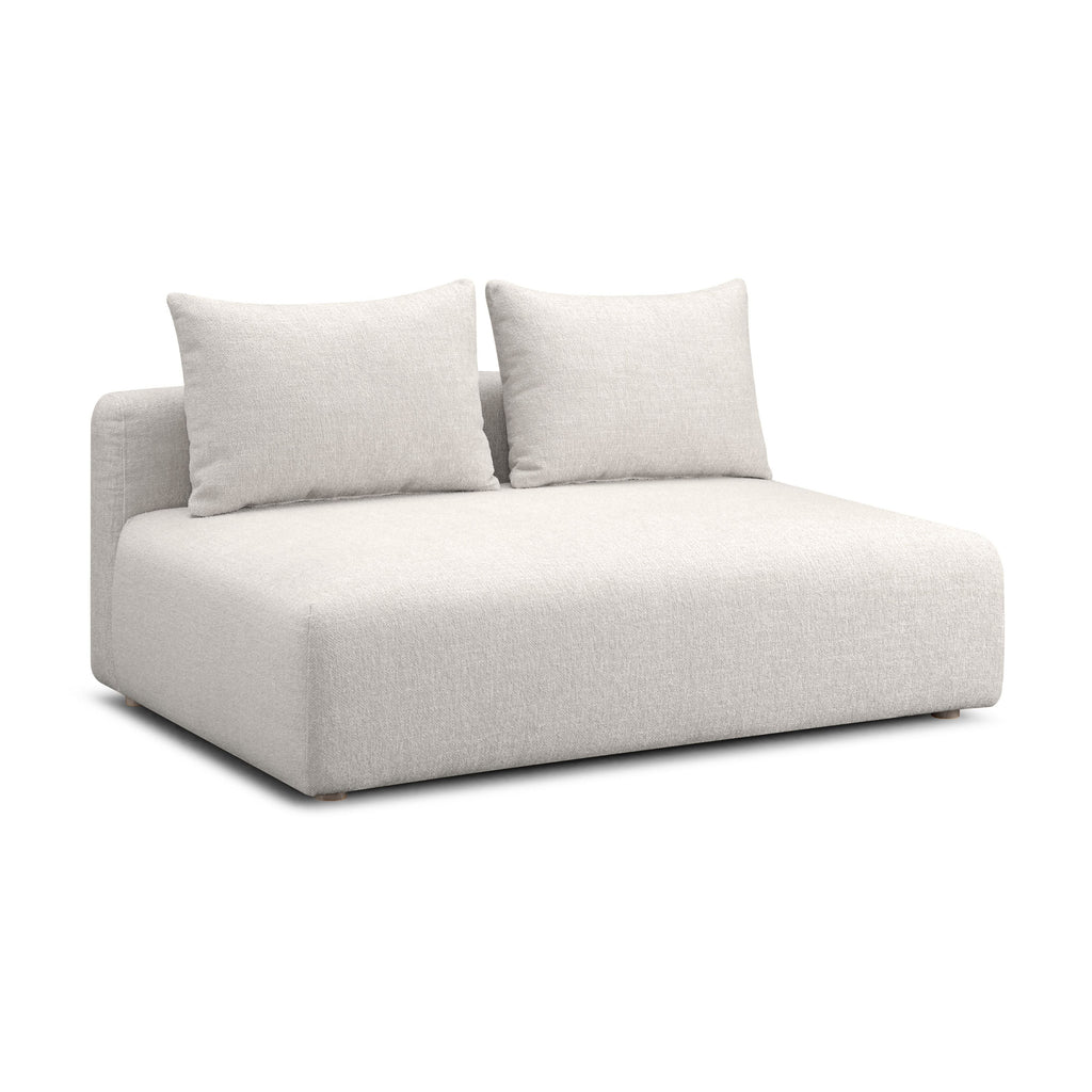Hangover 64" Armless Loveseat — Ivory null