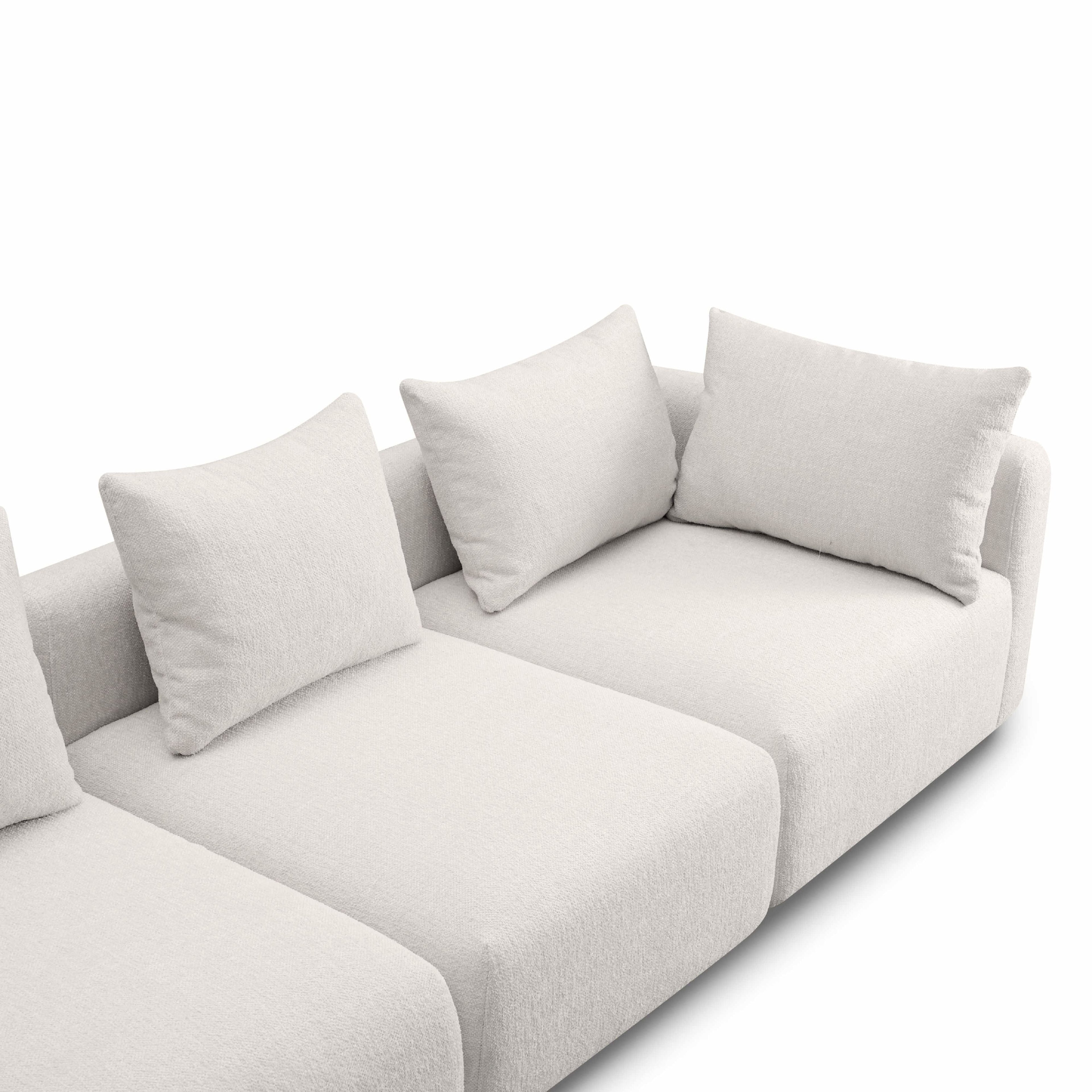 Hangover 112.5" Textured Fabric Sofa