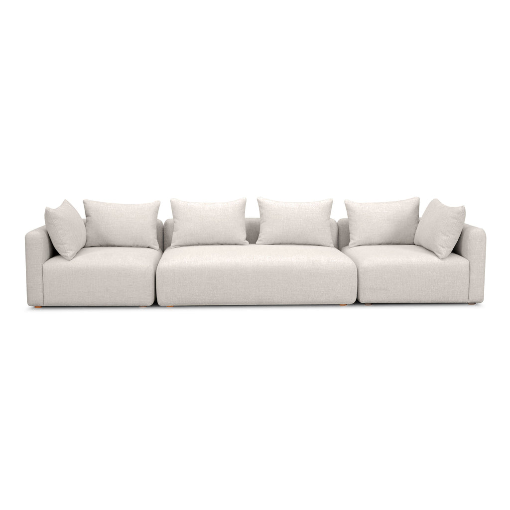 Hangover 145" Contract-Grade Textured Fabric Long Sofa