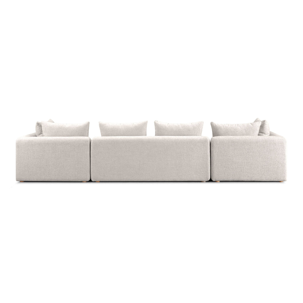 Hangover 145" Contract-Grade Textured Fabric Long Sofa