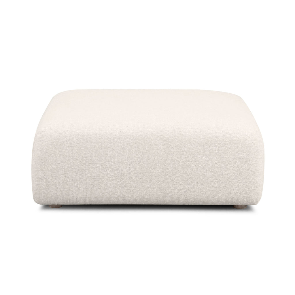 Hangover Contract-Grade Textured Fabric Ottoman