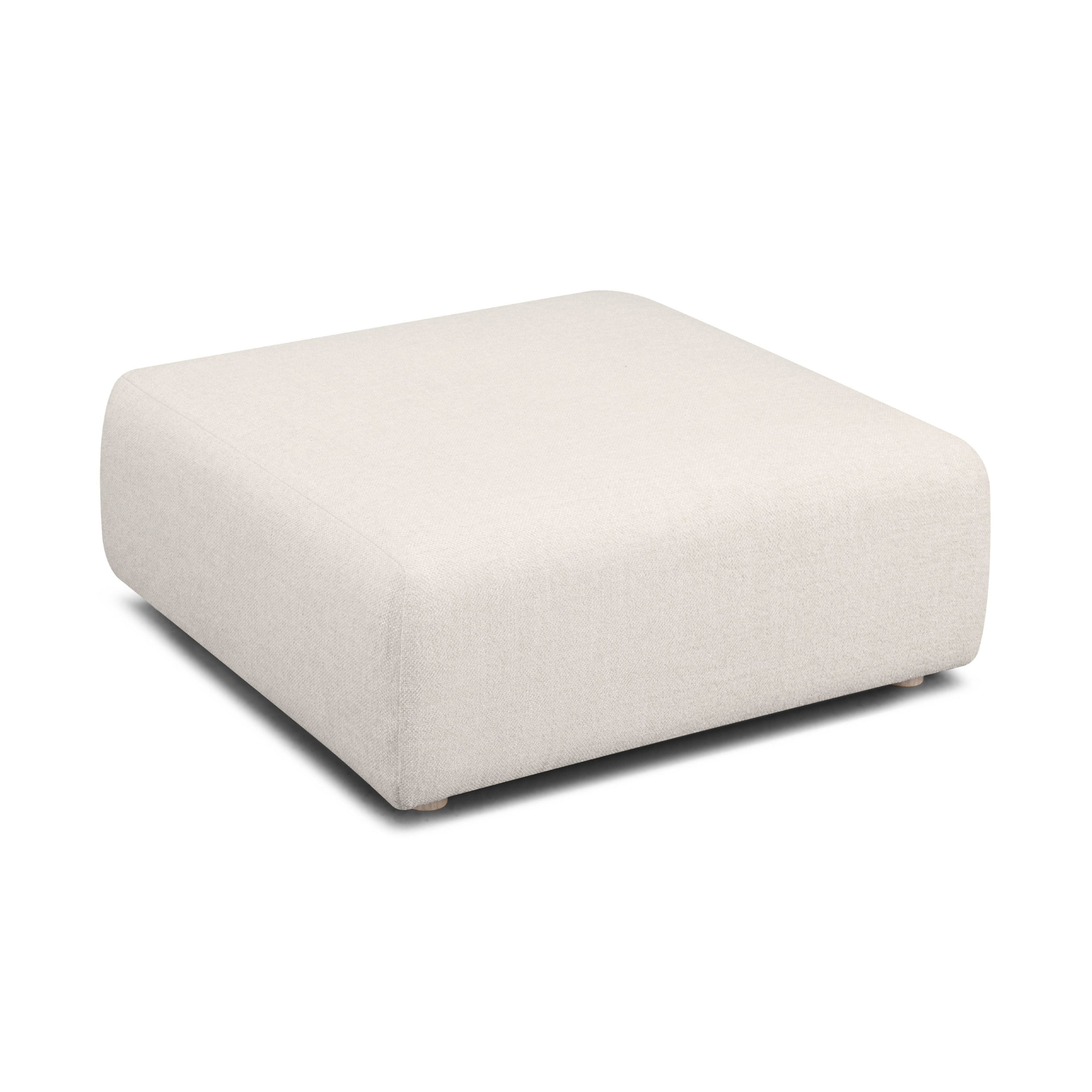 Hangover Contract-Grade Textured Fabric Ottoman