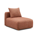 Hangover Contract-Grade Textured Fabric Modular Armless Chair