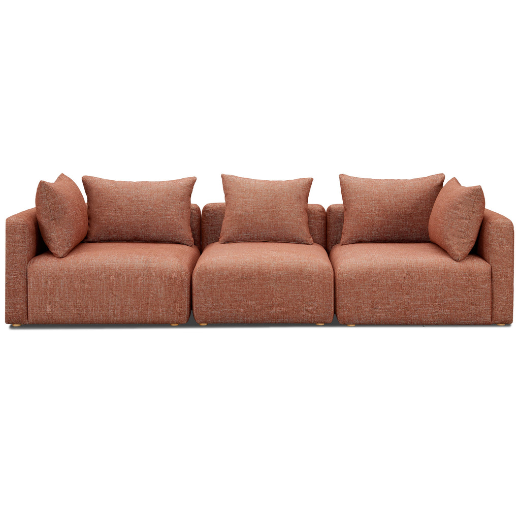 Hangover 112.5" Textured Fabric Sofa