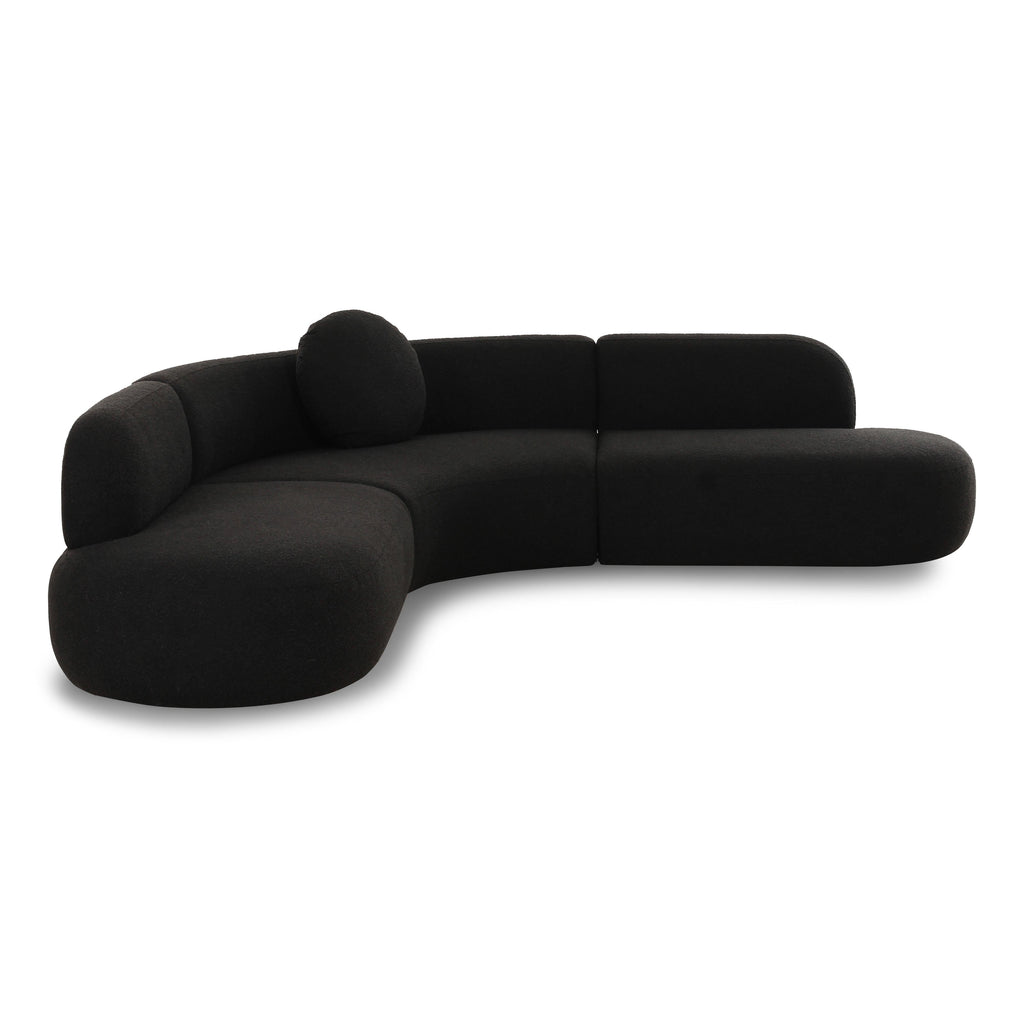 Broohah 3-Piece Performance Fabric L-Shaped Sectional