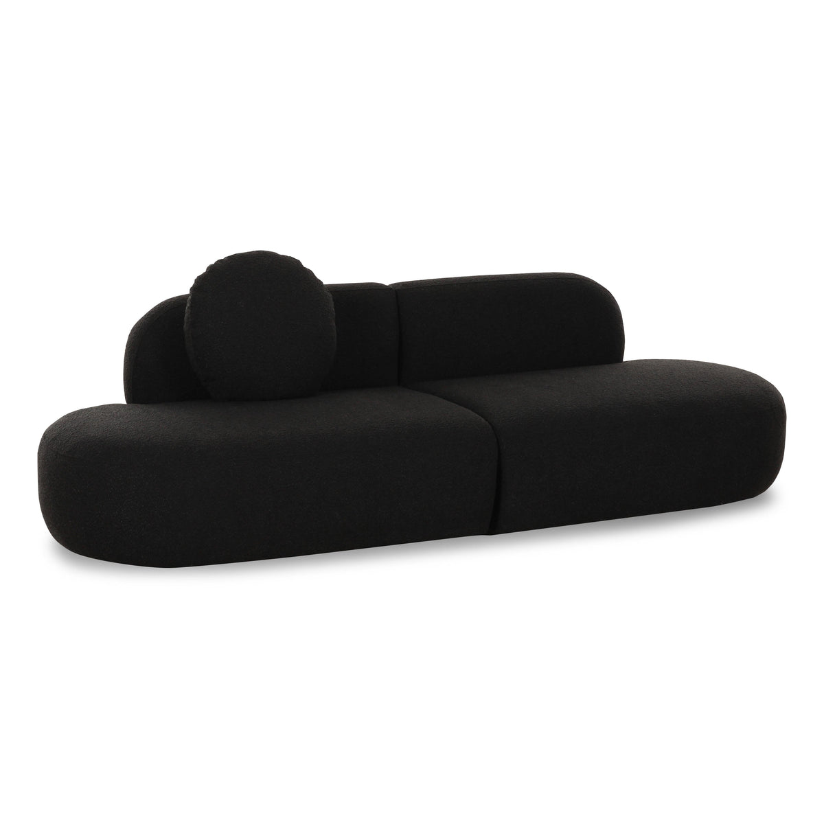 Broohah 94" Performance Fabric Sofa — Black null