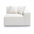 Mindy Performance Chenille Basketweave Modular Corner Chair