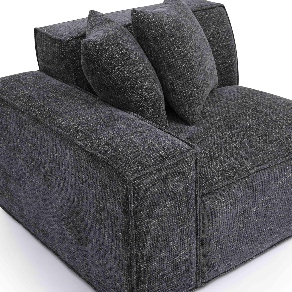 Mindy Performance Chenille Basketweave Modular Corner Chair