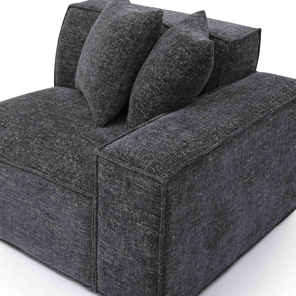 Mindy Performance Chenille Basketweave Modular Corner Chair