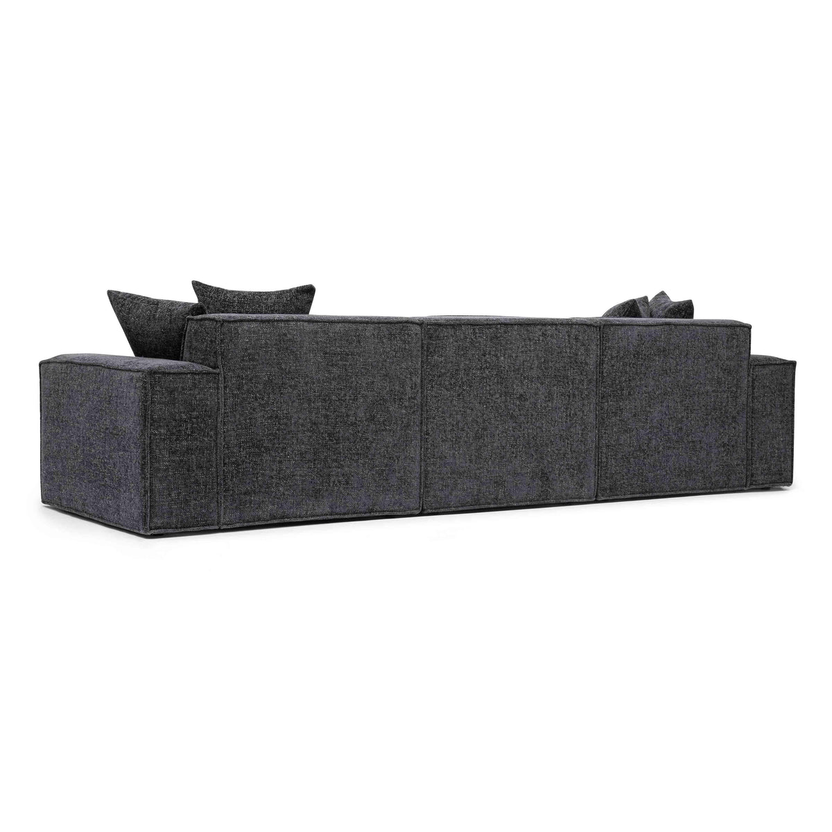 Mindy 115" Performance Chenille Basketweave Modular Sofa