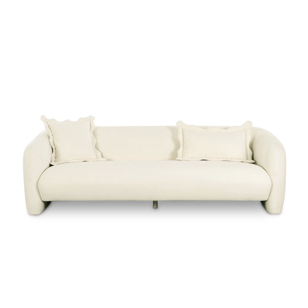 Lou 91" Performance Velvet Sofa