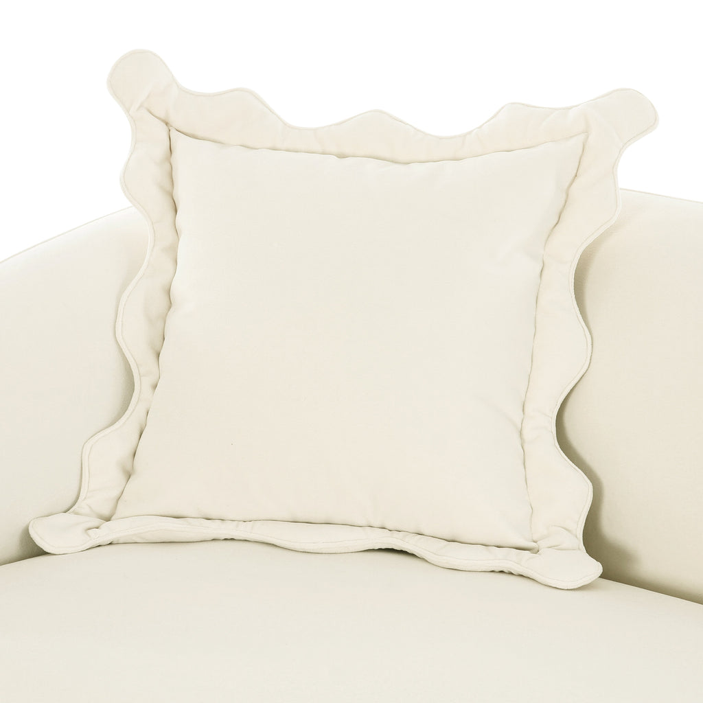 Lou 91" Performance Velvet Sofa
