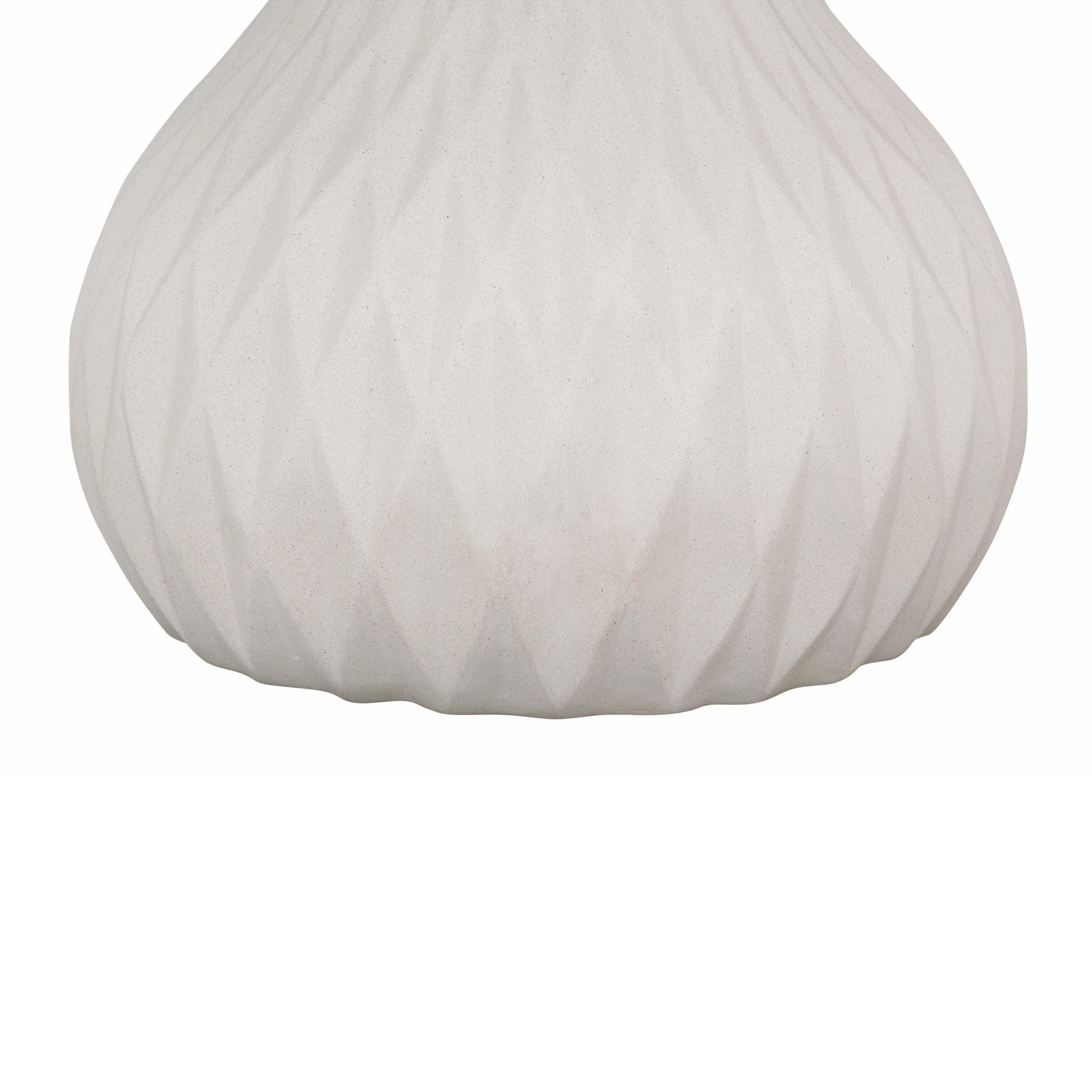 Tulum 27.5" Ivory Concrete Indoor / Outdoor Round Coffee Table