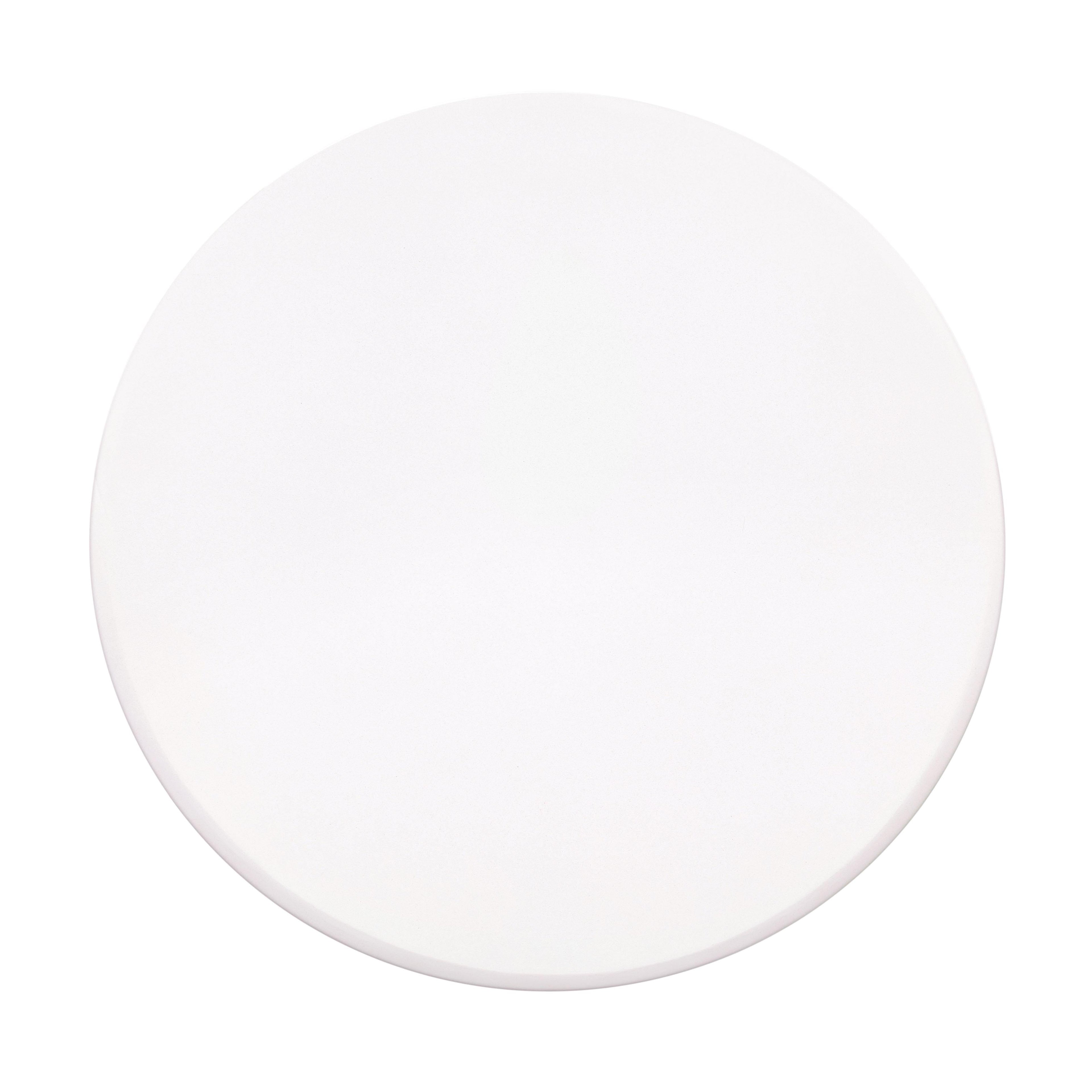 Tulum 27.5" Ivory Concrete Indoor / Outdoor Round Coffee Table