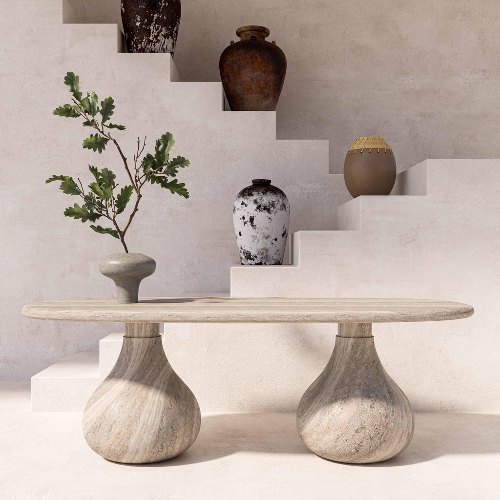 Smooch 87" Concrete Indoor/Outdoor Dining Table