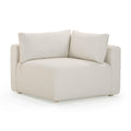 Hangover Cream Performance Fabric Outdoor Modular Corner Chair