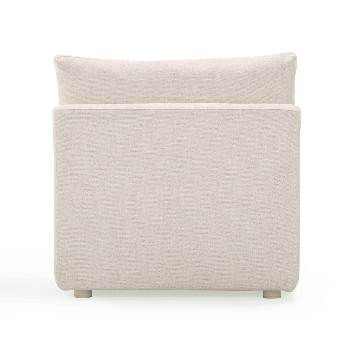 Hangover Cream Performance Fabric Outdoor Modular Armless Chair