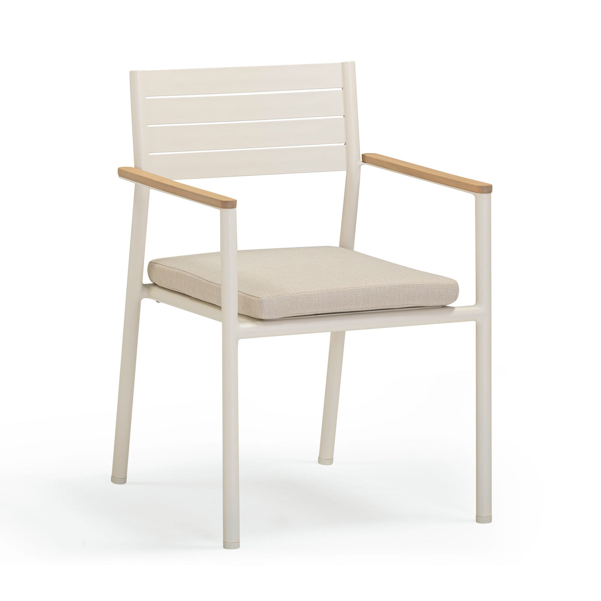 Sardinia Cream Performance Fabric Outdoor Dining Chair - Set of 2