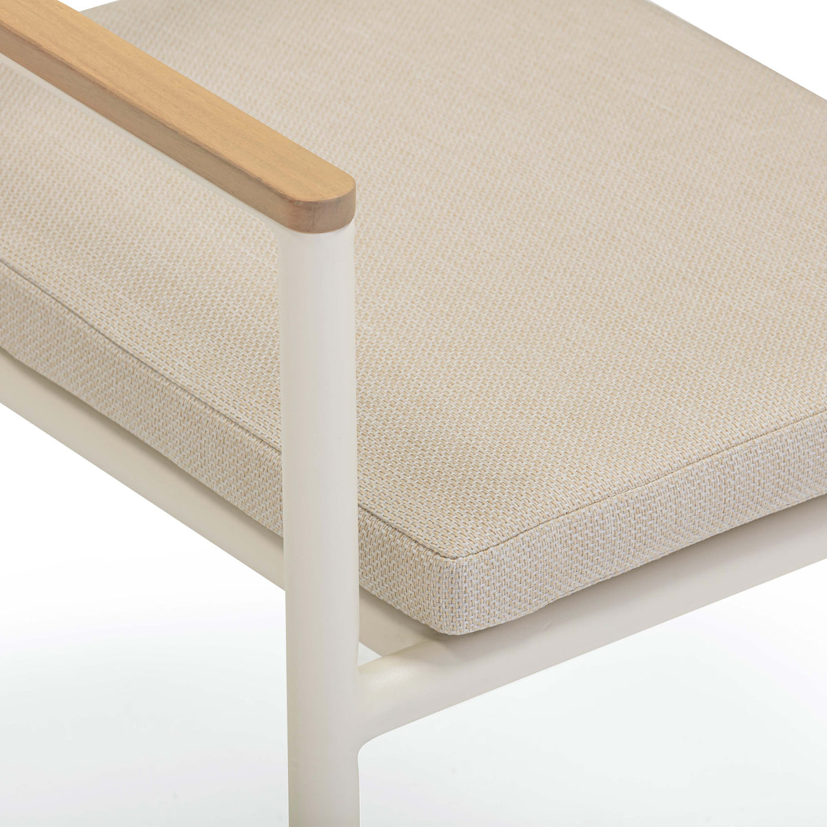 Sardinia Cream Performance Fabric Outdoor Dining Chair - Set of 2