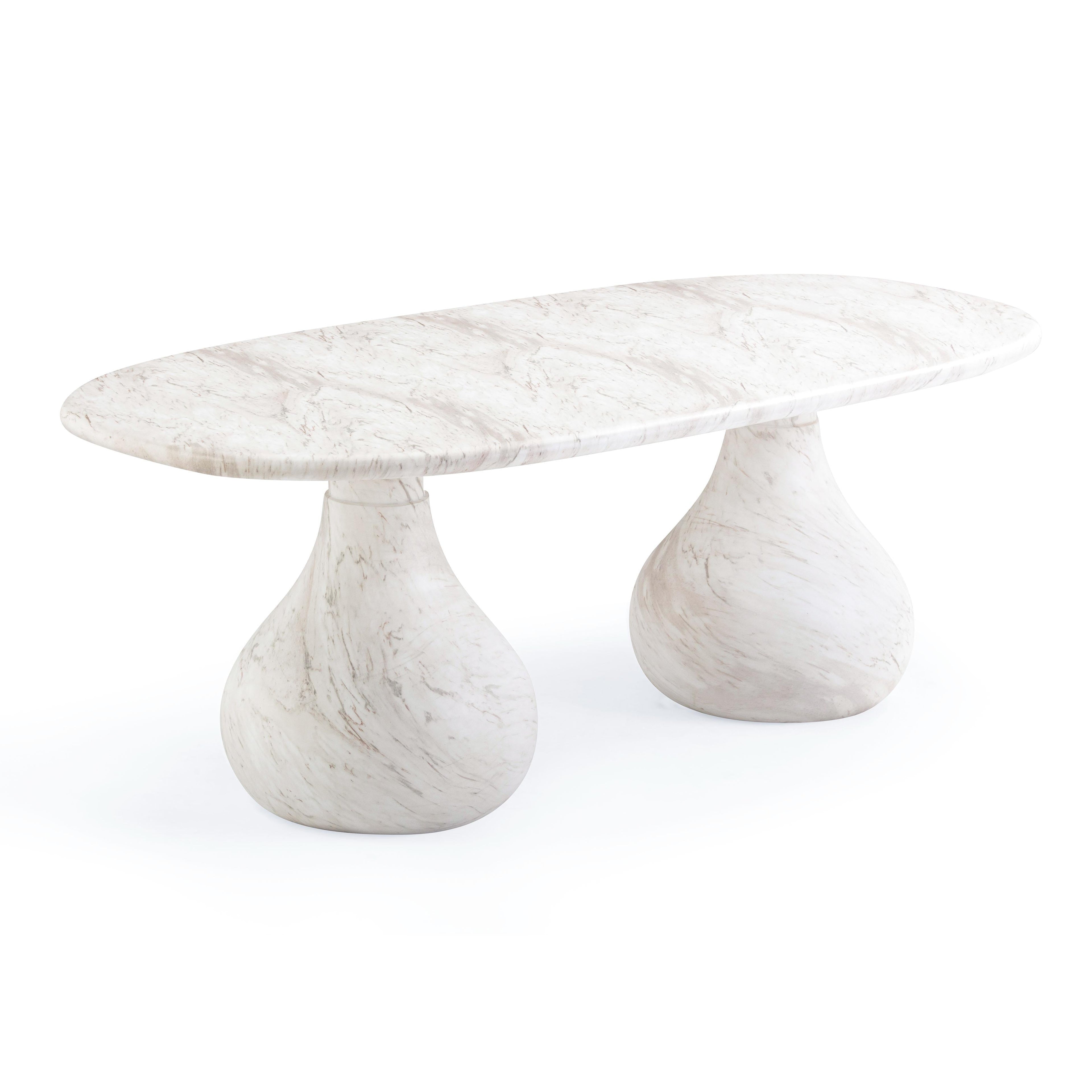 Smooch 87" Concrete Indoor/Outdoor Dining Table