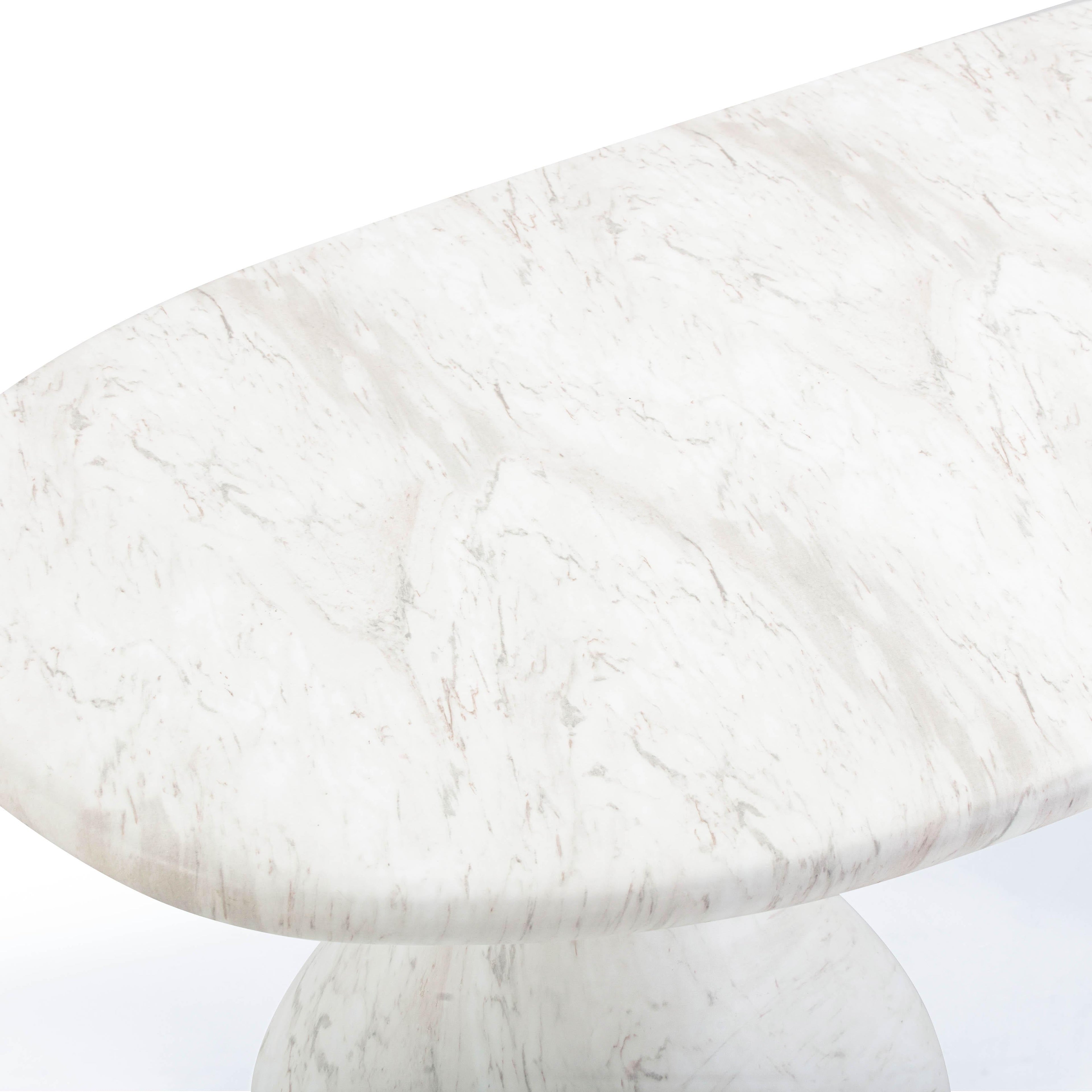 Smooch 87" Concrete Indoor/Outdoor Dining Table