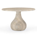 Smooch 47" Concrete Indoor/Outdoor Round Dining Table