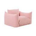 Saint Tropez Striped Stuffed Indoor/Outdoor Armchair